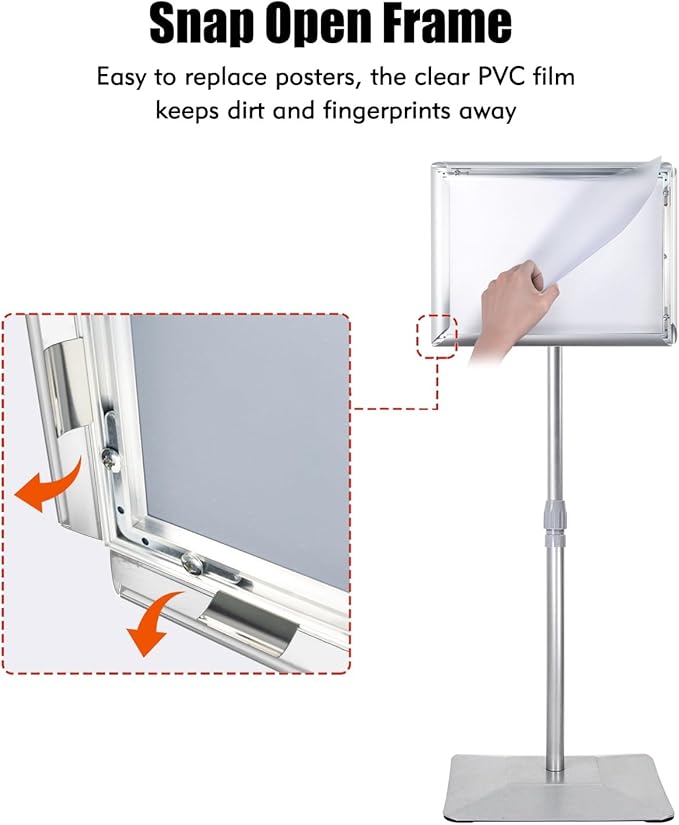 Golemas Adjustable Sign Stand for Display, - Image 4