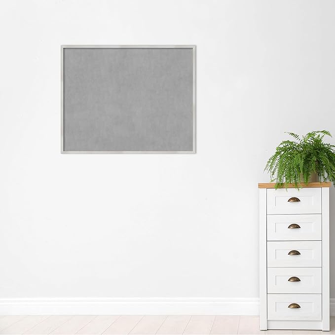 Amanti Art Silver Framed Magnetic Board 33x41 X-Large Vision Board - Image 5