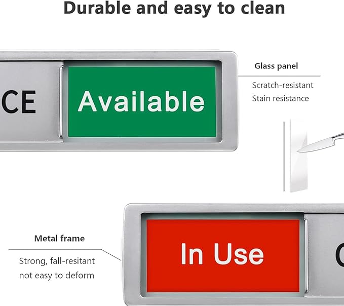 Office In Use/Available Magnetic Door Sign - Image 4