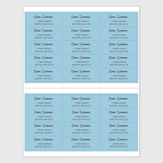 Dotty about Paper Personalized Sky Blue Colorblock - Image 3