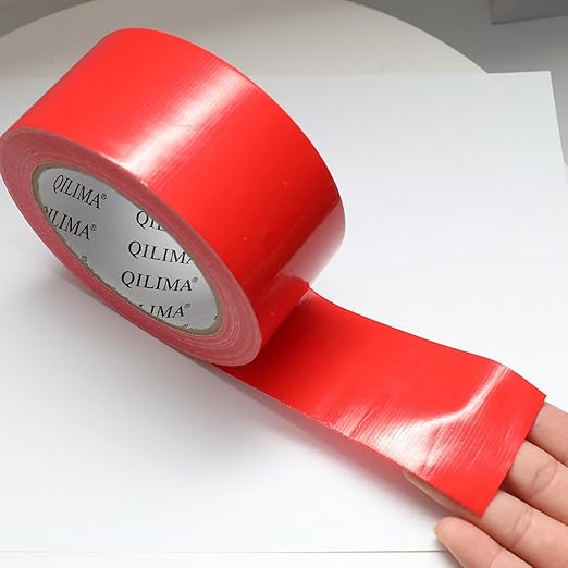 QILIMA 5-Pack Red Duct Tape, Industrial, Professional Use, 2 Inch X 30 Yards - Image 4