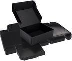 rempry 12x9x4 black shipping boxes 20 pack, large, main product view