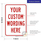 Custom Sign, Personalized Metal Signs, Customize - Image 2