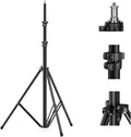 SMALLRIG Photography Light Stand 110"/9.2ft/280cm, Air-Cushioned Aluminum Photo by SmallRig