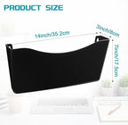 Colarr 6 Pcs Expandable Pocket Wall File Set Plastic Wall Mountable Space - Image 2