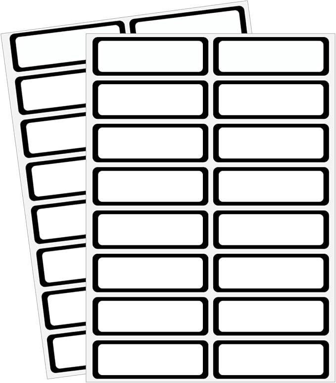 STARLIBOO Removable Freezer Labels Stickers, Blank Freezer Labels by STARLIBOO