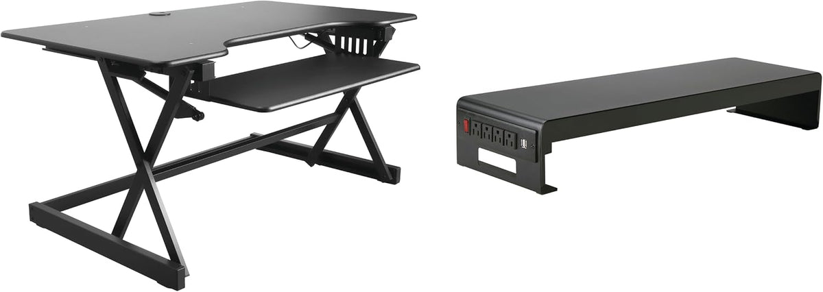 Rocelco 40" Height Adjustable Standing Desk Converter