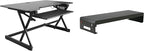 Rocelco 40" Height Adjustable Standing Desk Converter by Rocelco