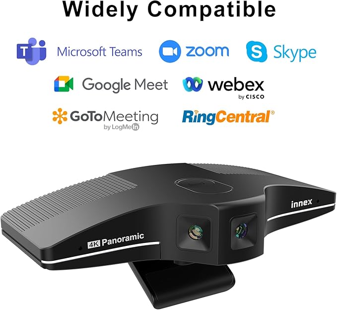 Innex C831 180° Panoramic 4K Wide Angle Webcam - Image 5