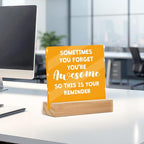 Motivational Reminder Quotes Desk Decor Acrylic Sign, Inspirational - Image 4