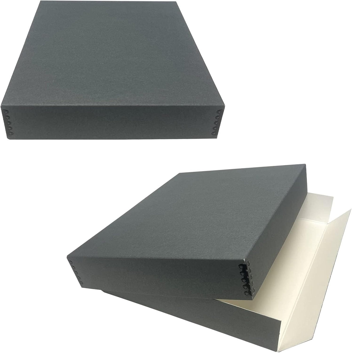 Lineco Museum Archival Storage Box, 14.75x18.75x3 in. Drop Front Design.
