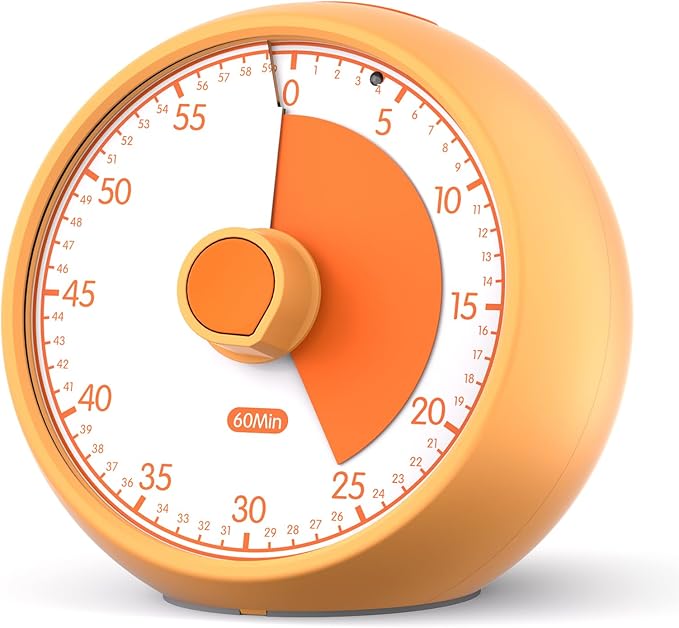 Visual Timer for Kids 60-Minute by Conchstar