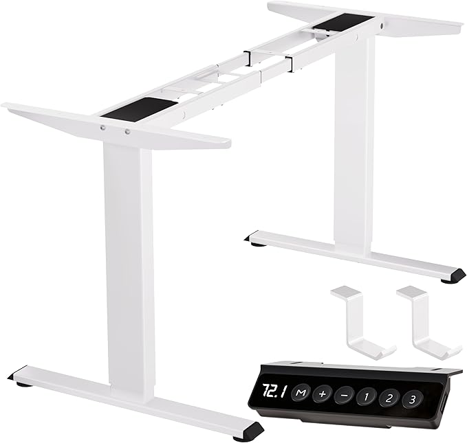 BIZUM Standing Desk Frame Dual Motor, Standing Desk Legs Up to 47.2", Computer by Unknown