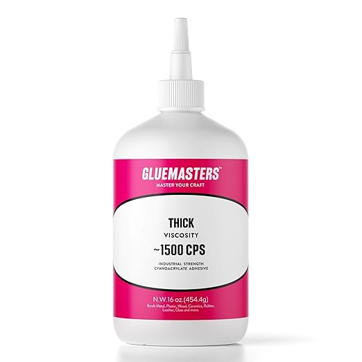 Glue Masters Pro Line - 16 OZ - Professional Grade Cyanoacrylate Super Glue by by GLUEMASTERS