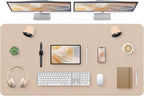 Bloss Extra Large Desk Mat 55" x 24", Non-Slip Dressing Table Cover Protector
