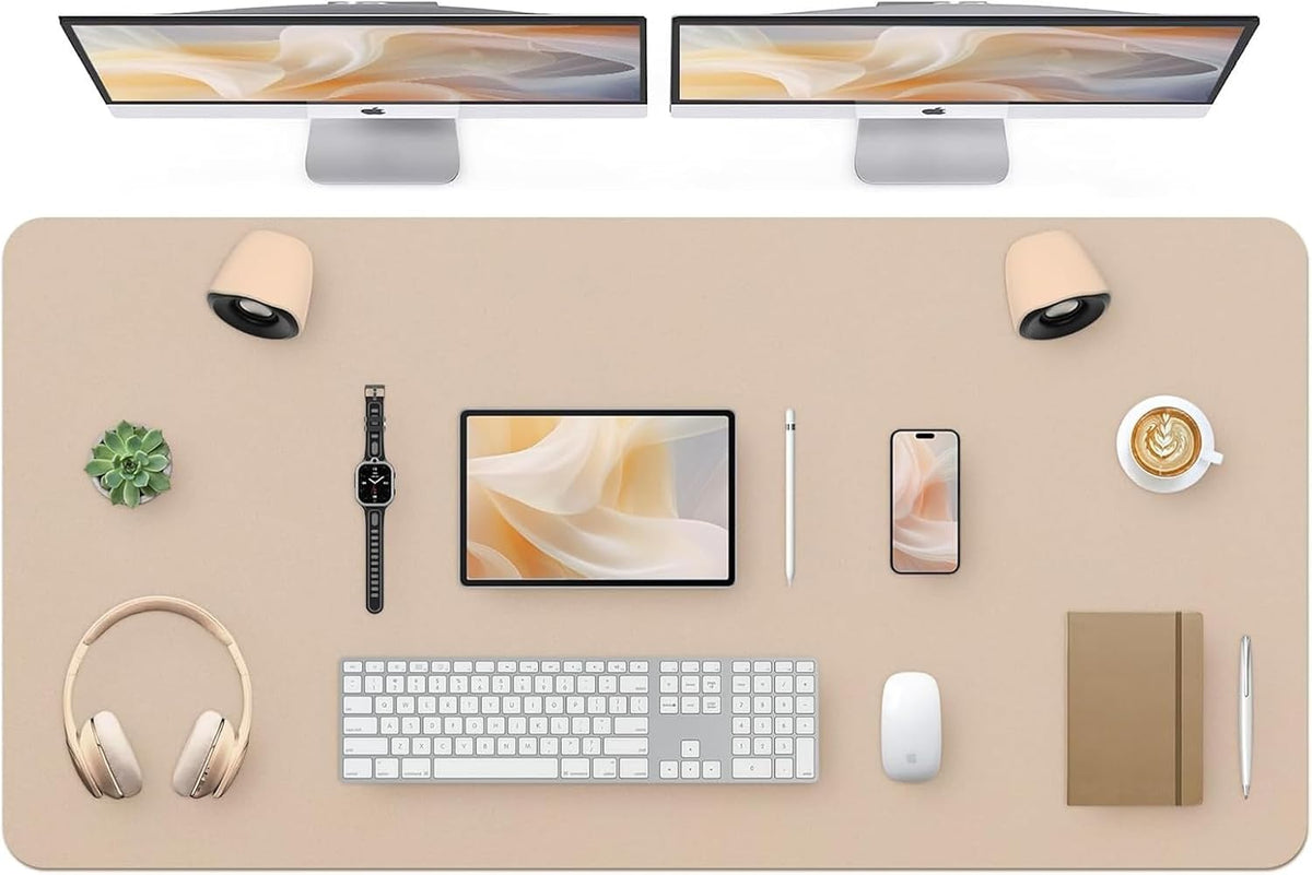 Bloss Extra Large Desk Mat 55" x 24", Non-Slip Dressing Table Cover Protector
