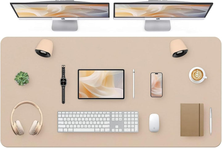 Bloss Extra Large Desk Mat 55" x 24", Non-Slip Dressing Table Cover Protector