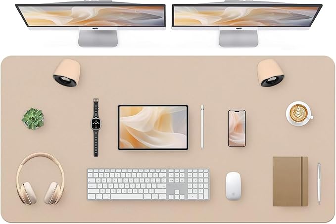 Bloss Extra Large Desk Mat 55" x 24", Non-Slip Dressing Table Cover Protector by Bloss