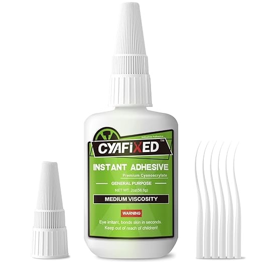 Medium Super Glue Kit, 56.8 Gram CA Glue by CYAFIXEDSUPERGLUE