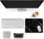 Auhoahsil Mouse Pad, 12 x 10 in Nature Marble Theme Computer Mouse Pad - Image 3