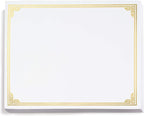 PaperDirect Gold on White Classic Specialty Certificates, 8½ x11, Foil Accents by PaperDirect