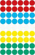 Avery Zweckform 3088 Ccding dots (270 Pieces, Diameter: 12 mm),5 Sheets, Assorted Colours