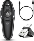 2-in-1 USB Type C Presentation Clicker Wireless Presenter Remote Clicker by Kammkonb