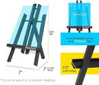 MEEDEN Mini Tabletop Easel Stand: 12" x 12 Pack Pine Wood Table Top Display - Image 2