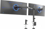 VIVO Dual Ultrawide Monitor Desk Mount, Heavy Duty Fully Adjustable Steel Stand by VIVO
