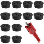 1 Inch（25mm) Desk Grommet, 13 Pieces Wire Grommet, Desk Hole Cover by KITANIS