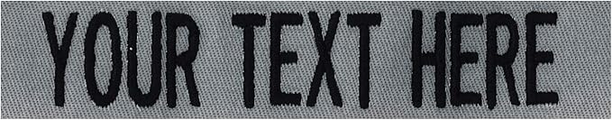 Custom Uniform Name Tapes Solid Colors. Made in The U.S.A. Ships Under 24 by NORTHERNSAFARI