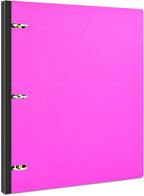 INFUN Telescoping 3 Ring Binder, Portable Plastic 0.75 inch 3 Ring Binder by INFUN