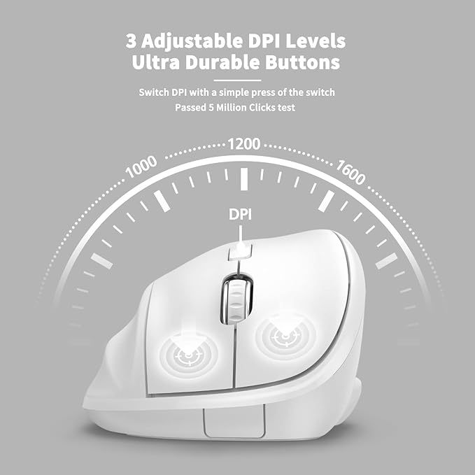Ergonomic Wireless Mouse 2025 New Updated Smaller - Image 5