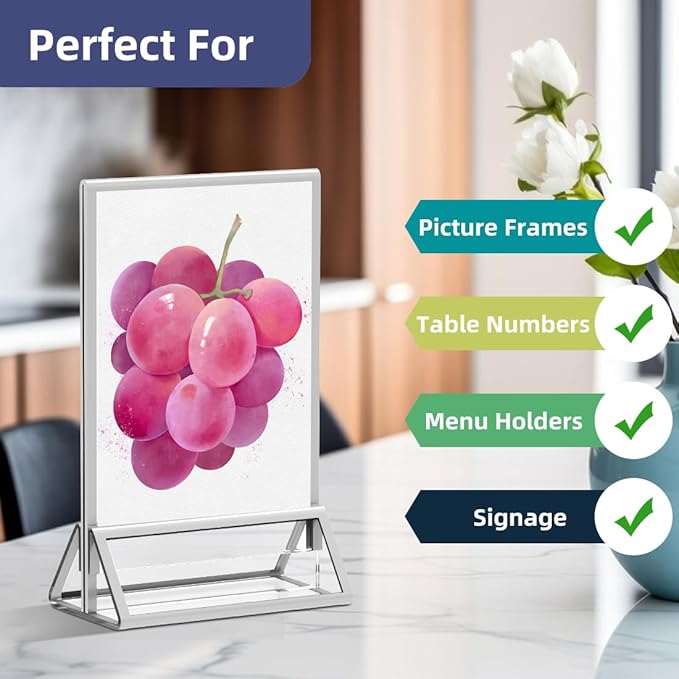 PPH-Sisy Clear Acrylic Sign Holder 4X6 - Image 3