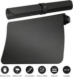‎Boutilon Leather Desk Pad Protector, Non-Slip Mouse Pad, Laptop Desk Pad - Image 3