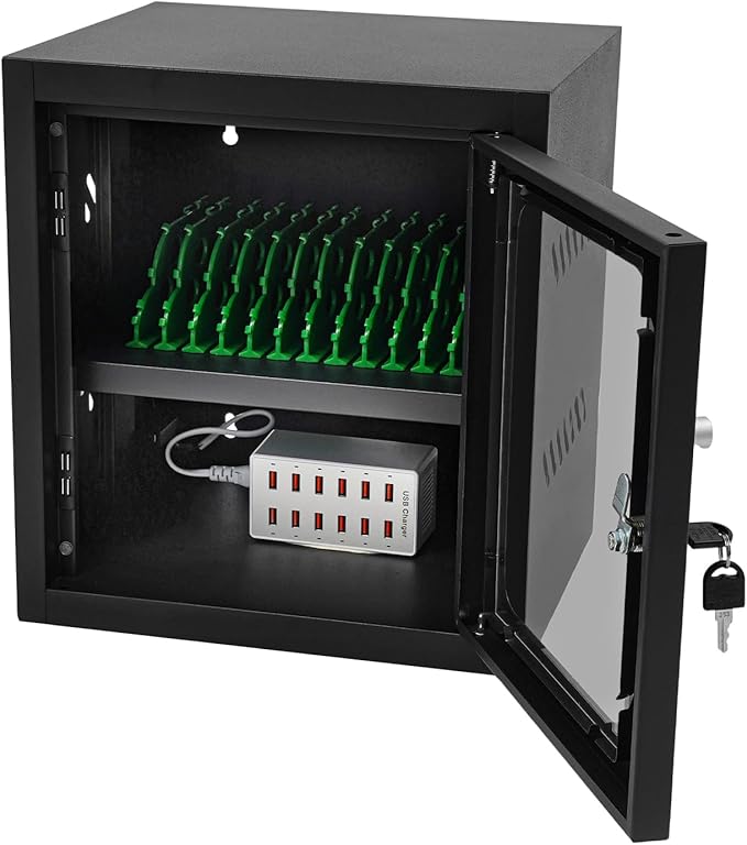 QUEWATSA Cell Phone Charging Station, 12-Device Rechargeable Mobile Phones by QUEWATSA