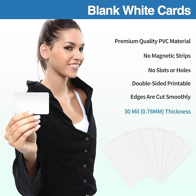 500 Pack - Premium Blank PVC Cards - Image 6