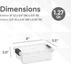 Superio Clear Storage Boxes - Image 2