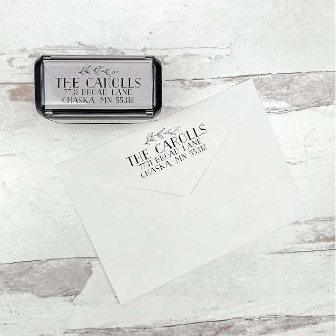 Self Inking Modern Address Stamps | Custom Return Address Stamper - Image 7