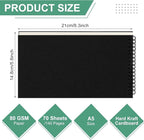 Engrowtic Dot Grid Notebook Top Spiral Notebook A5 Size Bullet Dotted Paper - Image 2