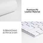 Aothia Leather Desk Pad Protector, Mouse Pad, Office Desk Mat, Non-Slip PU - Image 8