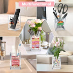 Vgrti The Horrors Persist But So Do I Acrylic Cosmetic Pencil Pen Holder Cup - Image 6