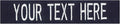 Custom Uniform Name Tapes Solid Colors. Made in The U.S.A. Ships Under 24 by NORTHERNSAFARI
