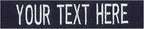Custom Uniform Name Tapes Solid Colors. Made in The U.S.A. Ships Under 24 by NORTHERNSAFARI