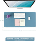 Non-Slip Desk Pad, Waterproof PVC Leather Desk Table Protector, Ultra Thin - Image 2