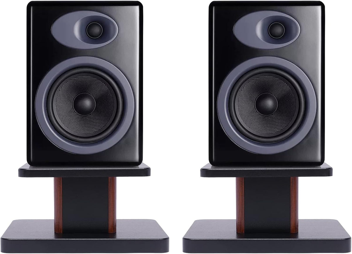 Universal Speaker Stand Pair, H6in Desktop Bookshelf Speaker Stands Holder fo...