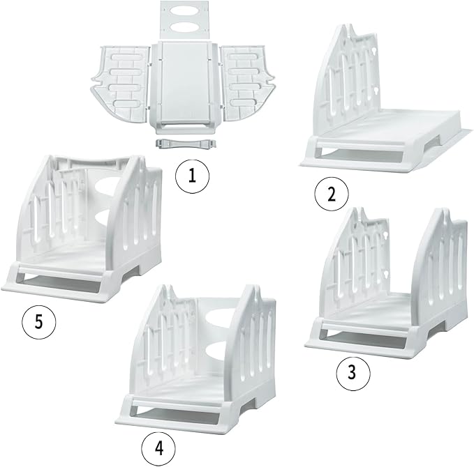 Ü Heartray Label Holder for Rolls and Fan-Fold Labels, 4x6 Stand for Thermal - Image 2