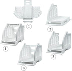 Ü Heartray Label Holder for Rolls and Fan-Fold Labels, 4x6 Stand for Thermal - Image 2