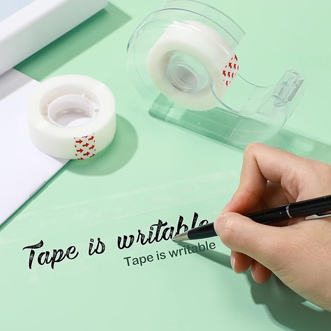 Yahenda Invisible Tapes, 96 Rolls 0.75x1000 Inches Clear Matte Finish Tape - Image 4