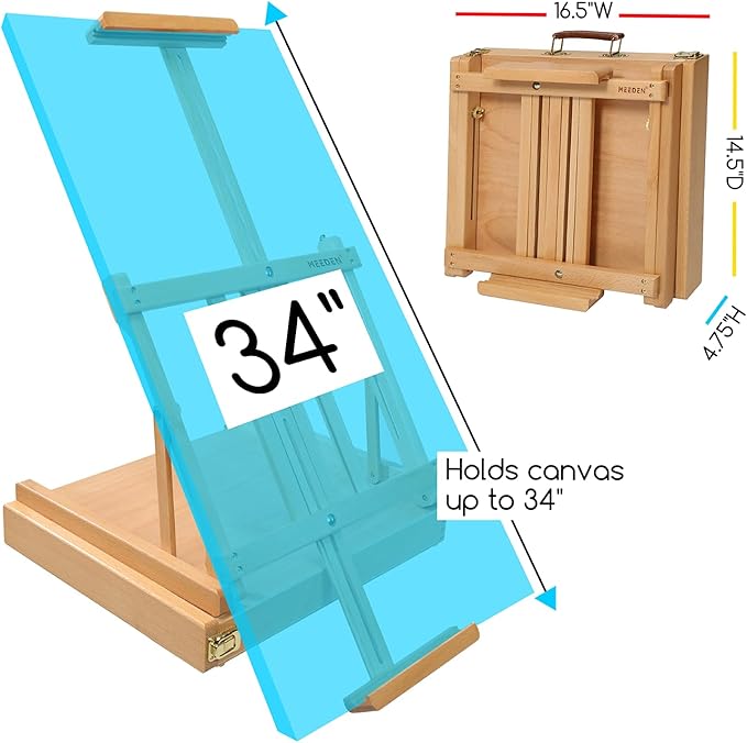MEEDEN Studio Sketchbox Table Easel - Image 2